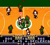 NBA in the Zone 99 screenshot 4 for GameBoy Color